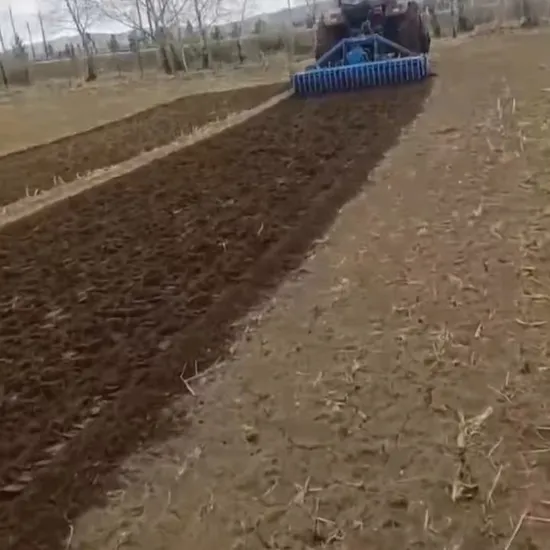 Tractor Support Vertical Shaft Power Driving Harrow for Soil Fixing Operation