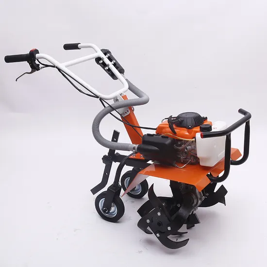 Gasoline Mini Tiller Agriculture 2 Stroke Walking Tractor Cultivators Micro Tiller