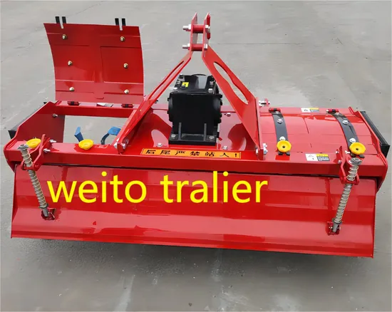 China Company Supply 2.4 M Rotary Tiller Walking 80-120 HP Farm Tractor Pto Driven 3 Point Linkage Power Tiller for Wholesale