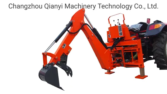 Individially Controlled Support Legs Backhoe Excavator Loader