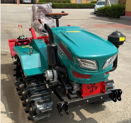 Diesel Motor Crawler Tiller for Farm Using