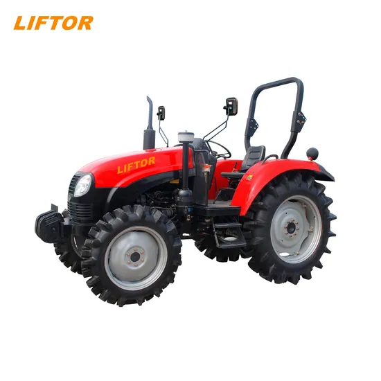 4X4 70HP Farm Tractor with Front End Loader A/C Cabin