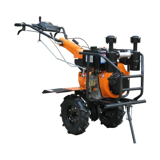 Factory Price Agriculture Tools Small Diesel Power Tiller Walking Tractor Household Use Mini Plough Machine