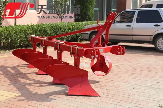 Agricultural Machinery 50-70HP Tractor Three3 Point Mounted Four Blades Bottoms Furrow Moldboard Share Plow Plough