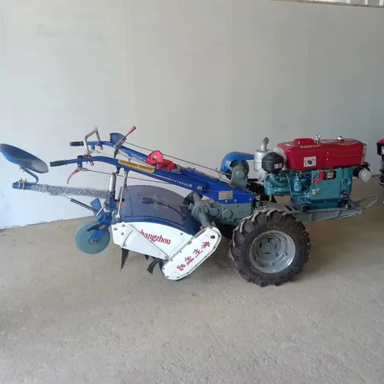 4-Stroke Self-Walking Small Agricultural Cultivator Diesel Rear Tine Rotary Farm Power Tiller
