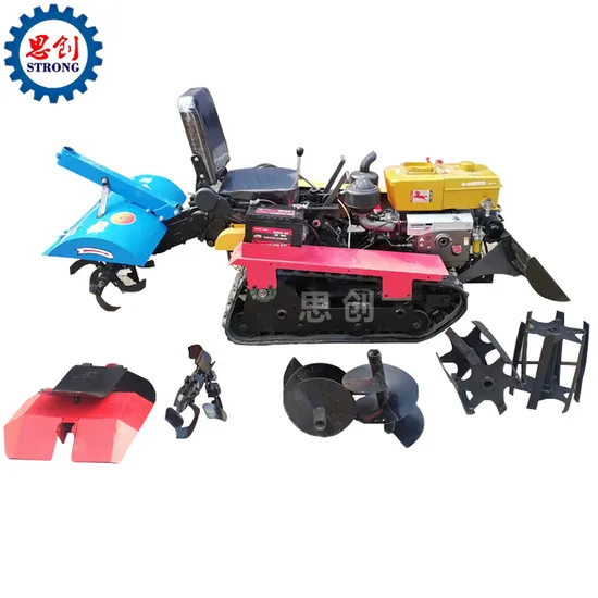 Agricultural Small Tractor Micro-Tiller with Corn Seeder Machine