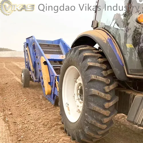 China Factory Tractor Mounted 5FT Pull Type Rock Stone Picker Machine for Optimal Stone Removal
