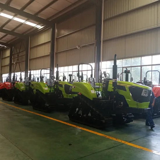 New Design Clj Rotary Tiller Farm Machine Tractor Rubber Track Tractor Rotary Tiller