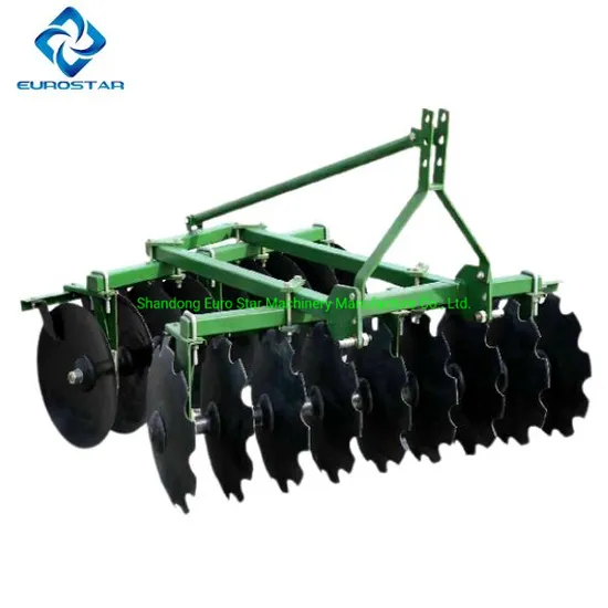 1bjx-1.7 Hanging Medium-Sized Disc Harrow for 45HP Tractor Hydraulic Heavy Duty Agricultural Machinery Folding Fold Wing Light Opposed Offset Width 1.7m China