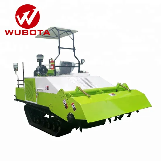 Wubota Machinery Paddy Water Field Use Crawler Rubber Track Cultivator for Sale in Thailand