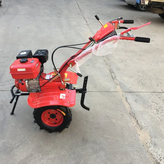 6.5HP Gasoline Mulitunctional Power Tiller 4WD Walking Cultivator
