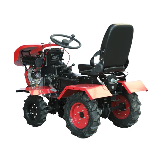 Versatile Agricultural Equipment: Four-Wheel Drive Mini Cultivator Machine