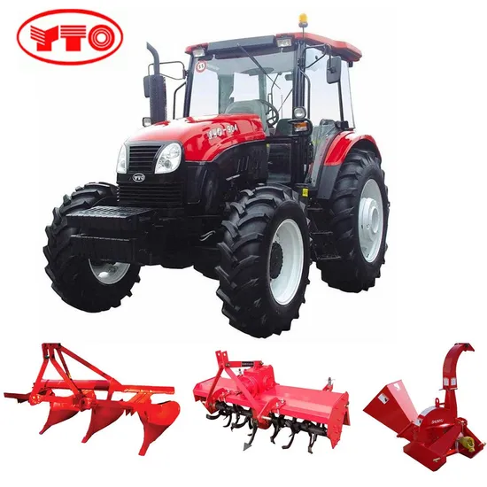 High Quality Yto Tractor 120HP X1204 Agricultural Equipment Cheap Chinese Tractor