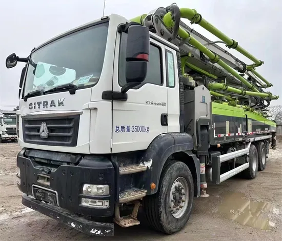 National VI 2020 November Zoomlion Shandeka 49m Used Concrete Mixer Pump Truck
