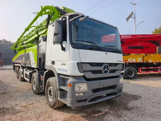 High-Performance Used Diesel Concrete Pump Truck 63m Zoomlion Euro5 Model