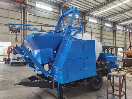 Self Loading Electric and Diesel Mortar Small Concrete Mixer with Pump