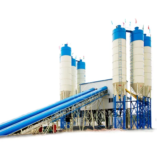 60m3 90m3 120m3 180m3 Ready Wet Mix Rmc Stationary Concrete Batching Mixing Plant for Sale