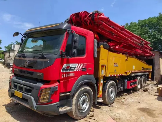Sanyy 2021 56m Used Secondhand Hydraulic Diesel Truck Mounted Boom Beton Mixer Concrete Pump for Sale