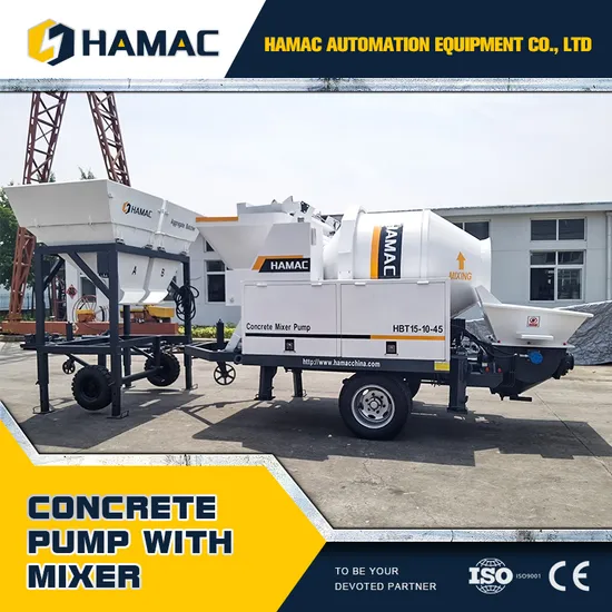 Portable Concrete Mixer Pump with Mixing and Pumping Function