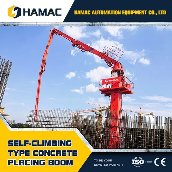 Hydraulic Concrete Placing Machine for Sale Hgy21 Spider Concrete Placing Boom for Construction