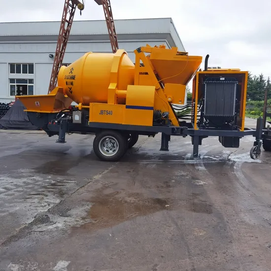 Trailer Mobile Jbt 30m3 40m3 Diesel Concrete Mixer and Pump for 5 to 10 Floors Small Building Pump