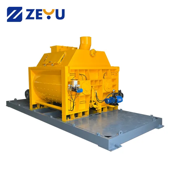 China High Quality Three-Year Warranty Js1000 Double Shaft Concrete Mixer