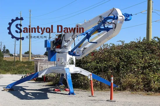 Spider Mobile Concrete Placing Booms with 13m 15m 17m Placing Radius