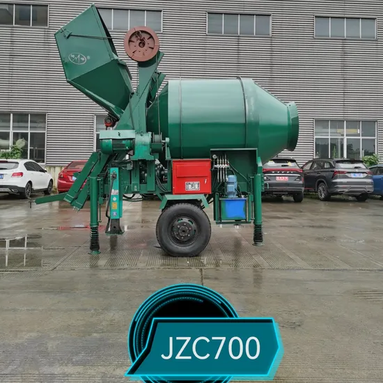 Jzc700 Portable Industrial Concrete/Cement Mixer Self Loading Equipment for Construction Sites/Roads/Bridges/Hydropower Projects
