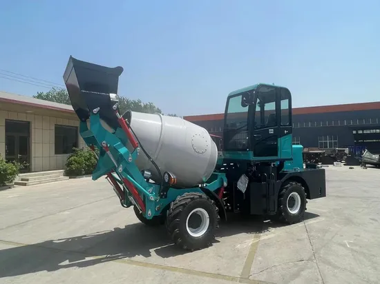 Self Loading Concrete Mixer for Construction