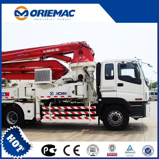 Xcmc Hydraulic High Quality Long Boom 37m Concrete Pump Hb37A for Sale
