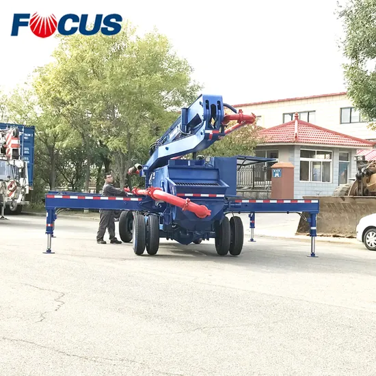 Concrete Pump Truck Mounted 21m Concrete Pump Machine for Sale