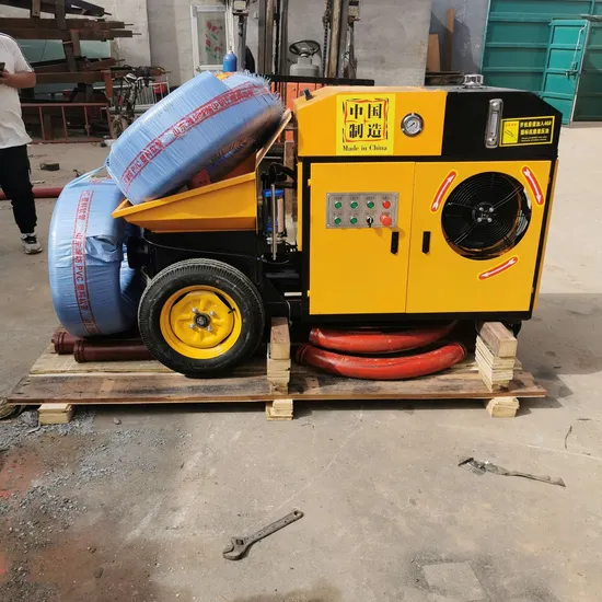 Secondary Structural Column Conveying Pump Small Hydraulic Micro Fine Stone Concrete Pouring Machine ISO
