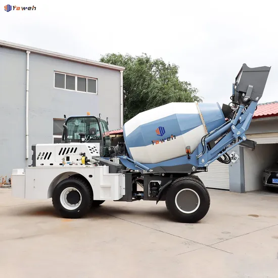 Yaweh All Wheel Driving 4cbm Small Self Loading Mobile Concrete Mixer Machine