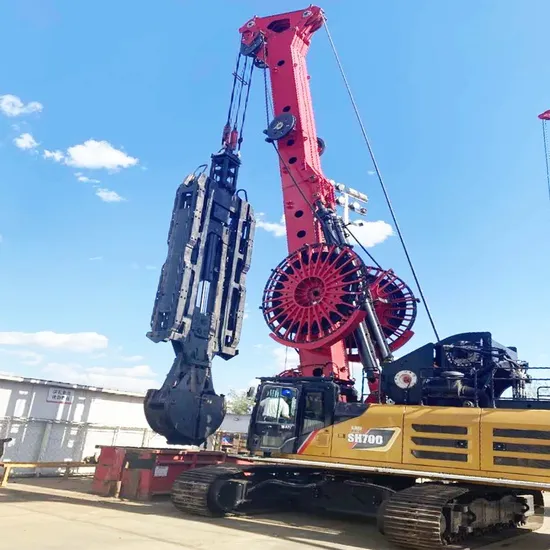 Hydraulic Diaphragm Wall Barrette Grab Zdg650 Zdg750 Zdg550 Pile Clamshell Grab Slurry Wall Grab Casing Oscillator Duty Cycle Lattice Boom Mobile Crawler Crane
