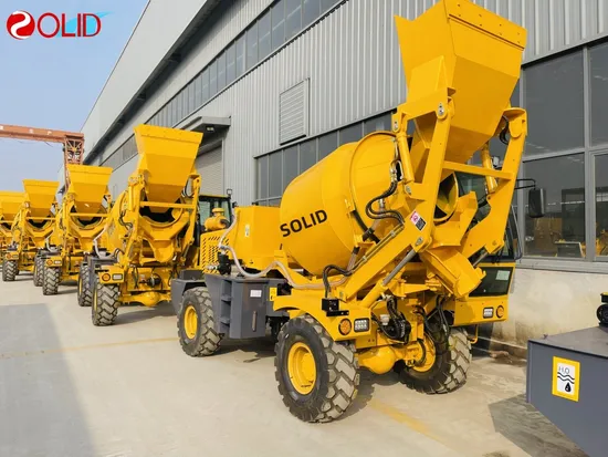 New Model 1.6ton Ton Mini Concrete Mixer Truck for Self Mix and Transport Concrete