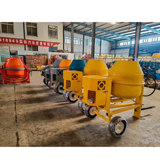 Cm800 (CM125-CM1200) 800L Portable Electric Gasoline Diesel Cement Mixer