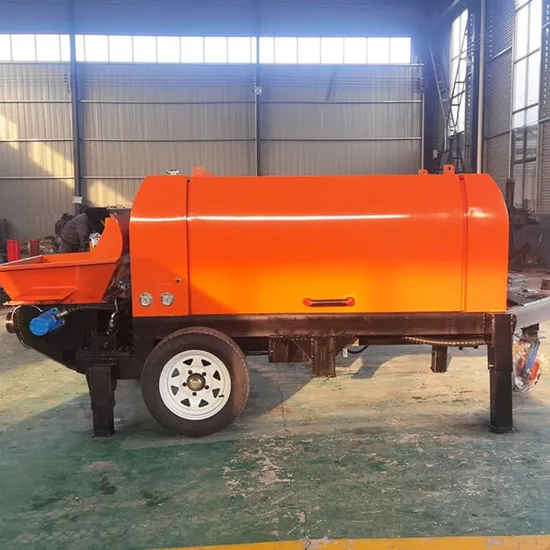Hydraulic Trailer Truck Mini Diesel Stationary Hydraulic Piston Concrete Gear Pump