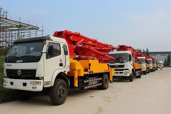 22m 21m 4 Section Concrete Pump Truck Boom Concrete Pumps