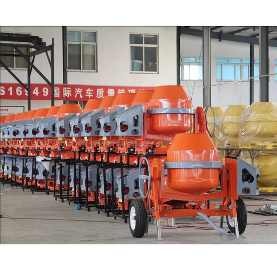 CMH600 (CMH125-CMH1200) 600L Zhishan Portable Electric Gasoline Diesel Cement Mixer