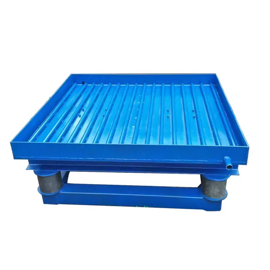 Custom Built Paving Brick Vibratory Concrete Structure Compact Vibrating Table