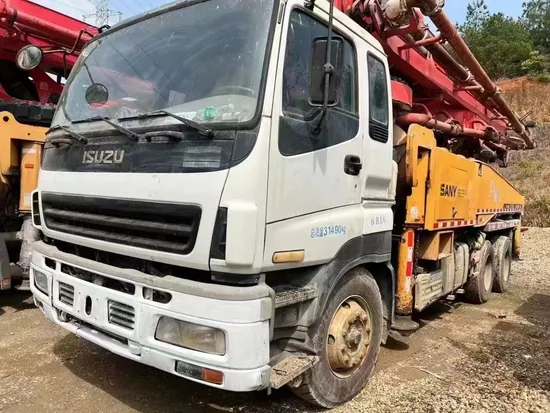 2012 Year 43m 46m 49m Boom Delivery The Output of a Typical Cost of Truck Mounted Used Concrete Pump Truck for Sale