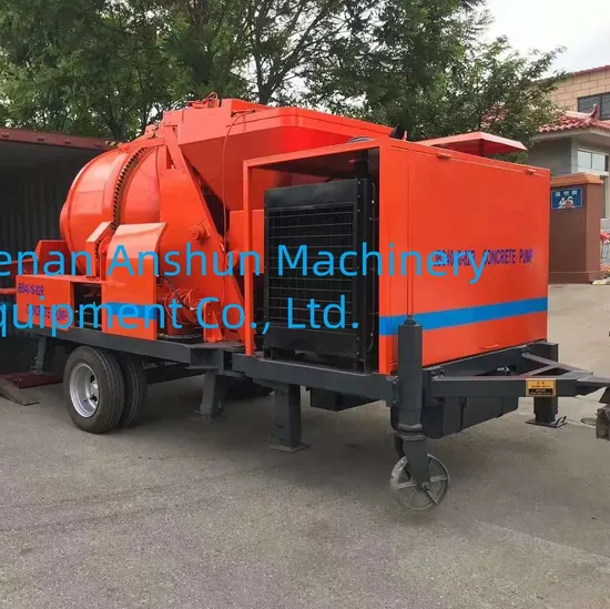Affordable Portable Trailer Diesel Mini Concrete Pump with Mixer Machine for Sale