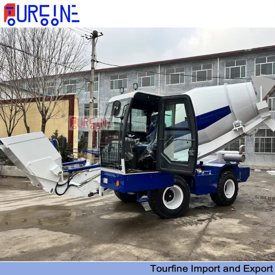 Self Loading Mobile Cement Mixer Machine Slm4000I 4m3 Automatic Concrete Mixer Truck