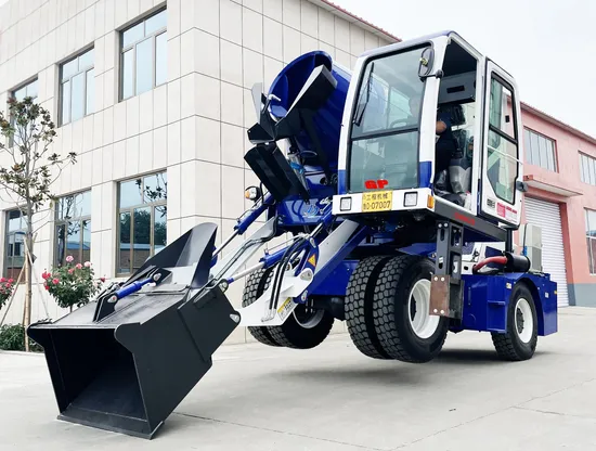High Performance Concrete Mixer Truck with Self Loading System
