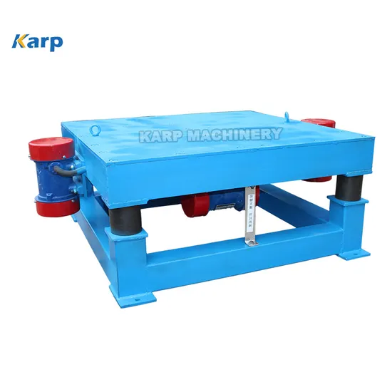 1200X1200mm Compact Bulk Materials Vibration Table for Concrete Moulds
