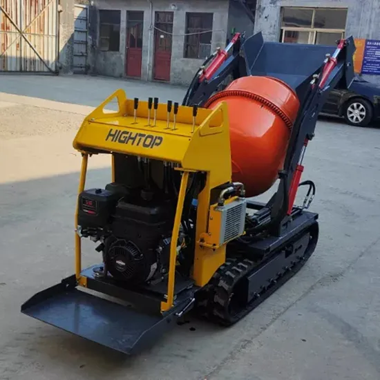 400L 600L High Mixing Efficiency Track Self-Loading Concrete Mixer