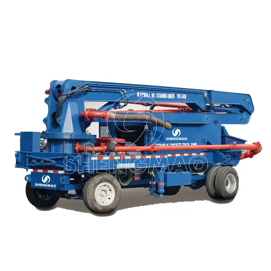 Boom Pump Truck Deliver Construction Equipment