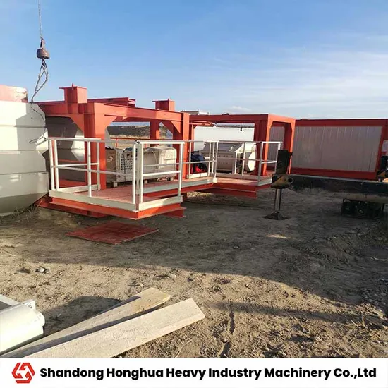 Ready-Mixed Concrete Batching Mix Plant Machine Construction Equipment Cement Mix Plant Hzs75