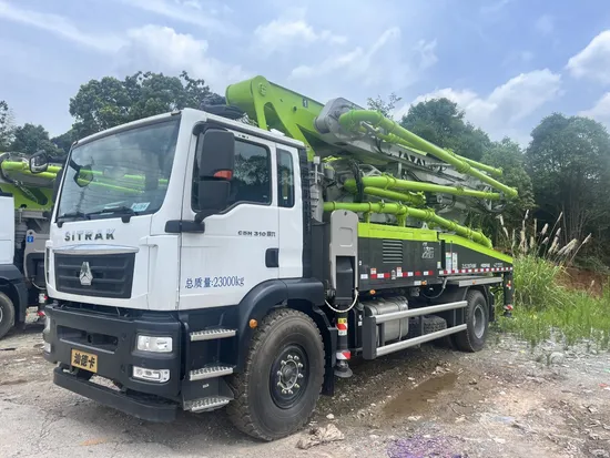 2022 Zoomlion 38m Concrete Boom Pump Heavy Equipment Mercedes Benz Chassis Truck Mounted Pump