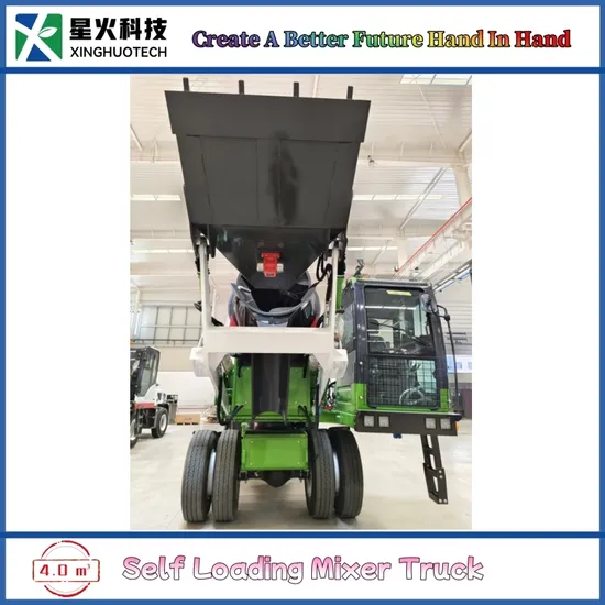 Advanced Automatic Concrete Mixer Truck with 4.0 Cubic Meter Capacity